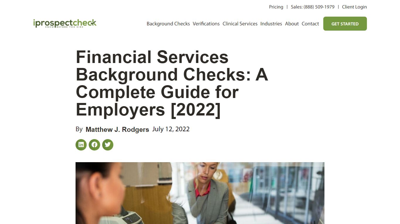 Financial Services Background Checks: A Complete Guide ... - iprospectcheck